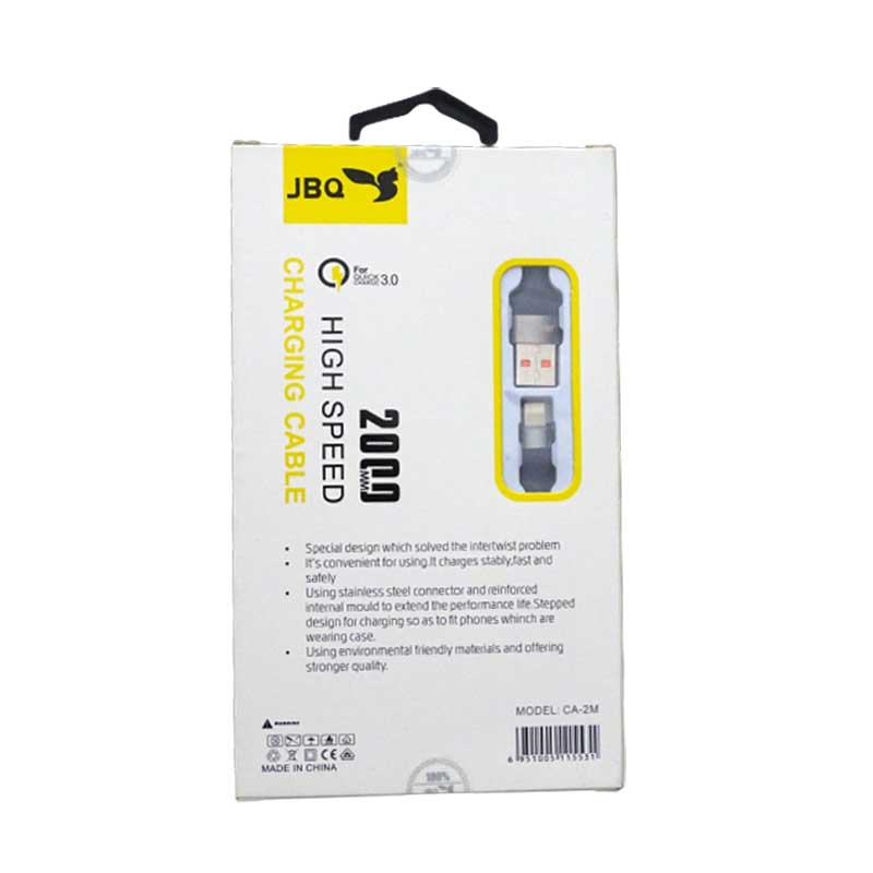 کابل شارژ سریع و انتقال داده USB به آیفون JBQ CA-2M (2)