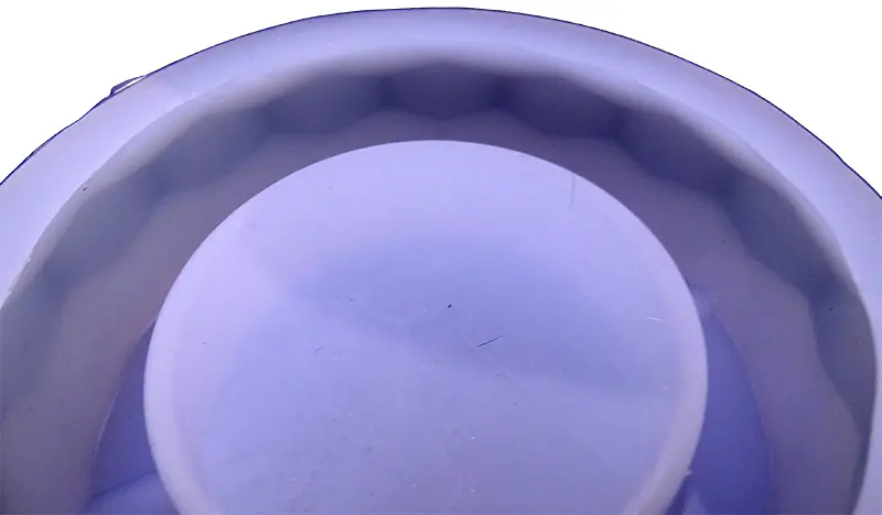 قالب سیلیکونی رزین زیر سیگاری طرح گرد کریستالی