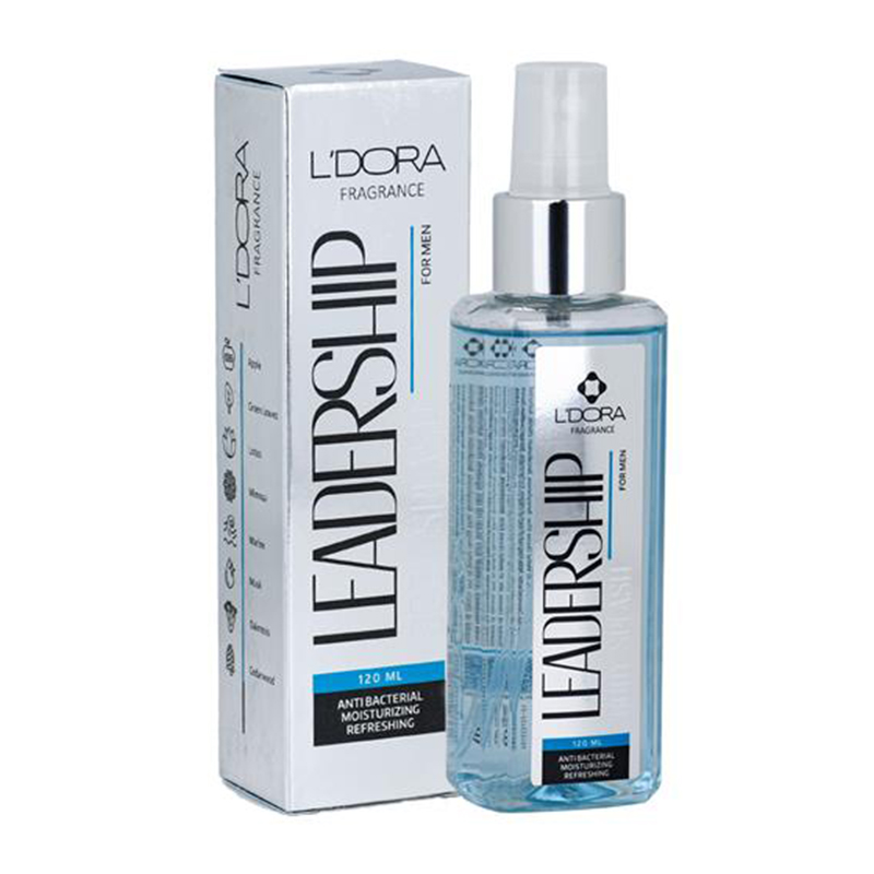اسپری خوشبوکننده بدن مردانه مدل Leadership لدورا فرگرنس 120 میلی لیتر 2 اسپری خوشبوکننده بدن مردانه مدل Leadership لدورا فرگرنس 120 میلی لیتر