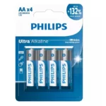 باتری فیلیپس Ultra Alkaline AA LR6E4B97 بسته 4 عددی