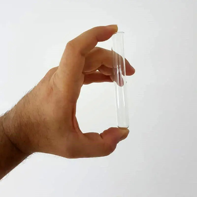لوله آزمایشگاهی مدل گاما شفاف بسته 10 عددی