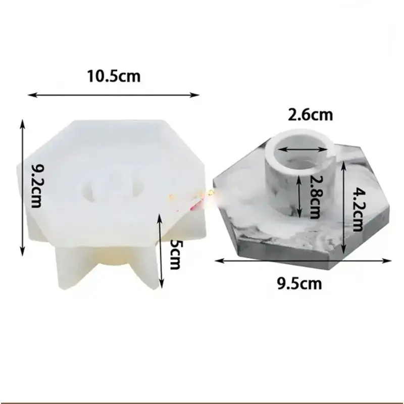 قالب سیلیکونی وارداتی پایه شمع مناسب برای رزین و سنگ مصنوعی