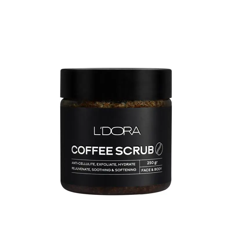 اسکراب قهوه صورت و بدن لدورا
