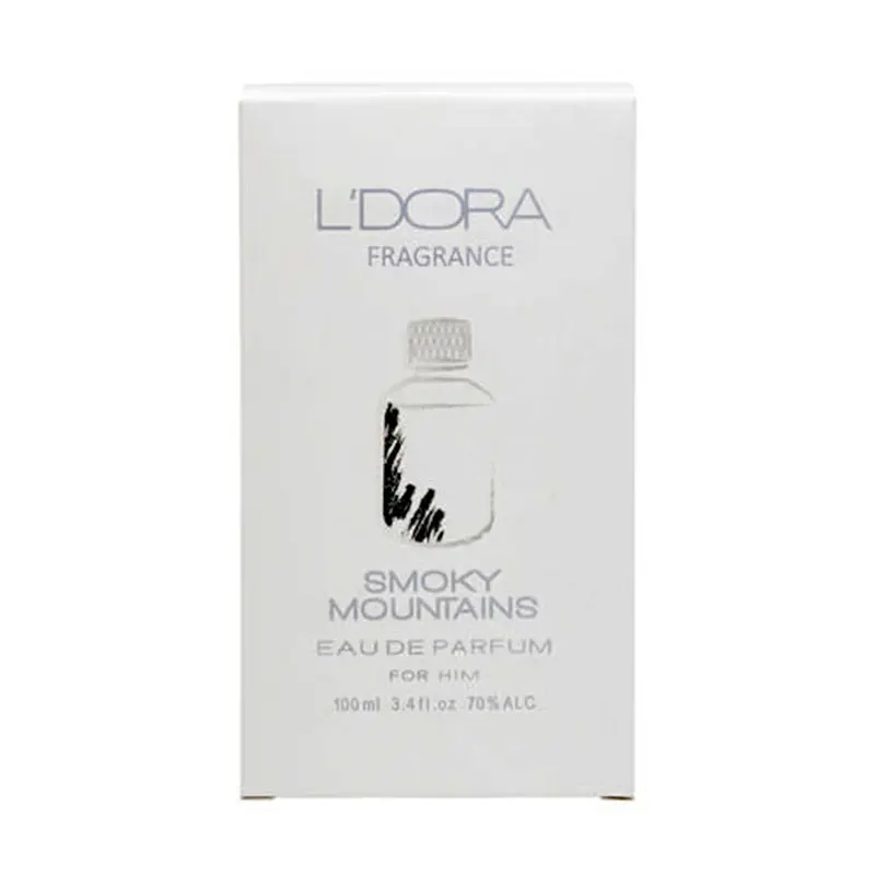 ادوپرفیوم مردانه مدل SMOKY MOUNTAINS لدورا فرگرنس 100 میلیلیتر 5 ادوپرفیوم مردانه مدل SMOKY MOUNTAINS لدورا فرگرنس 100 میلیلیتر