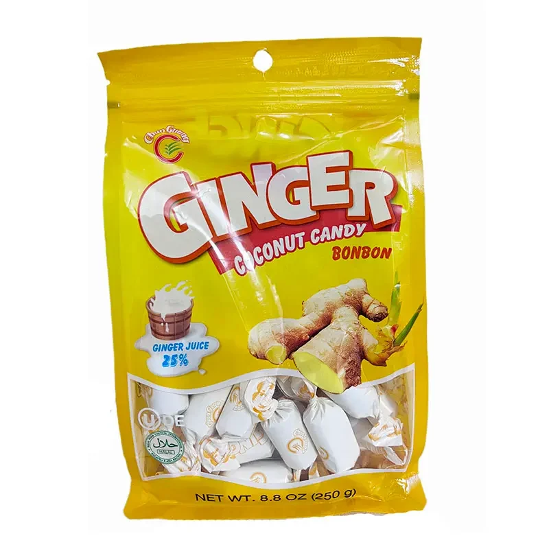 آبنبات زنجبیلی Ginger با طعم زنجبیل و نارگیل