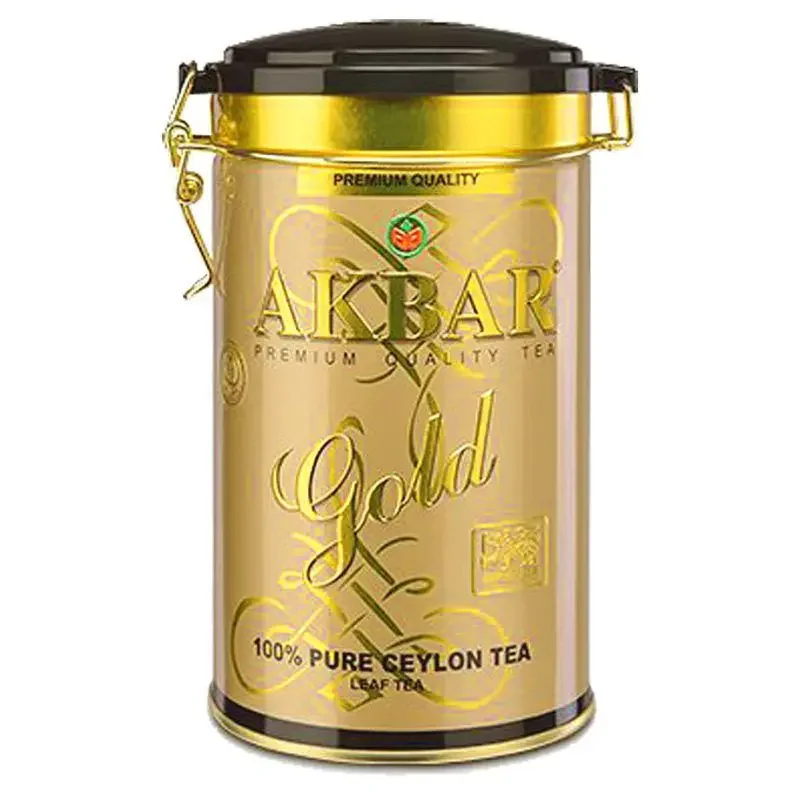 چای گلد اکبر قوطی 450 گرمی