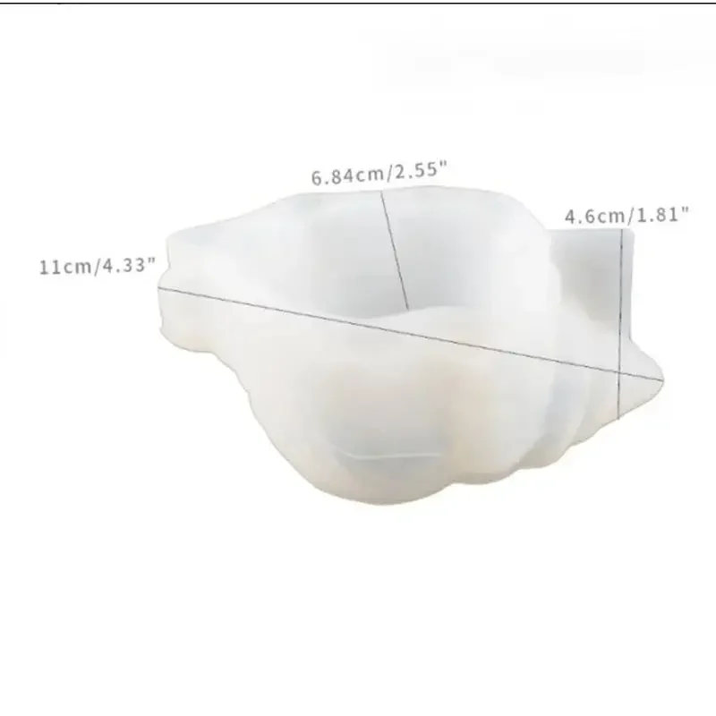 قالب سیلیکونی رزین صدف حجمی