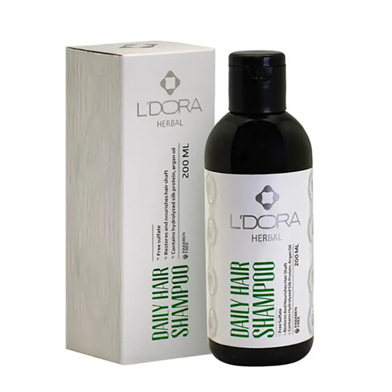 شامپو روزانه(فری سولفات ) موی سر لدورا هربال 200می لی لیتر