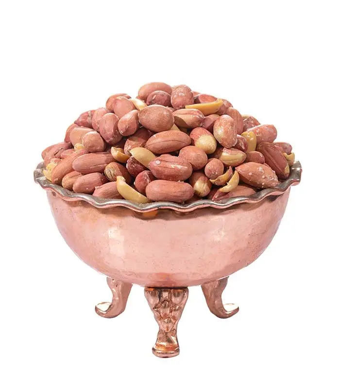 مغز بادام زمینی شور 1000 گرمی 3 مغز بادام زمینی شور