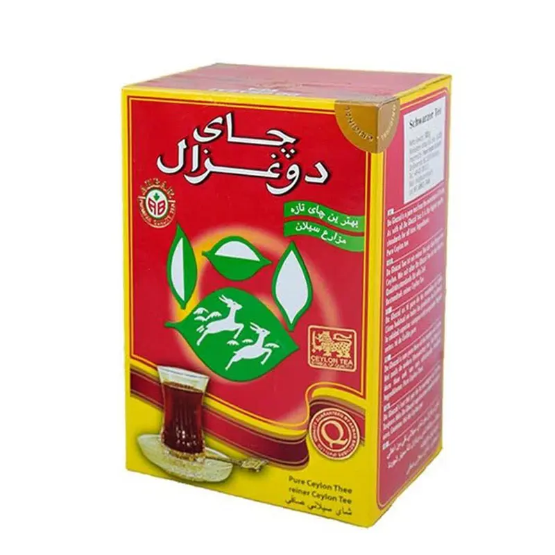 چای دو غزال عطری اصل شیرنشان 500گرم