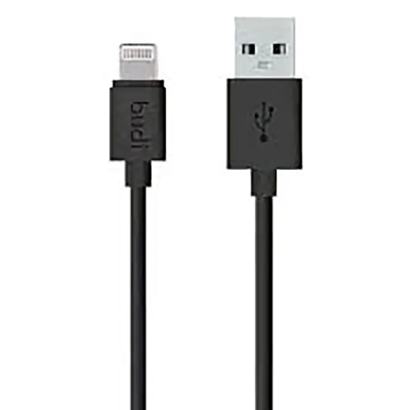 کابل تبدیل budi مدل DC253TT12BS طول 1.2 متر یو اس بی به لایتینگ