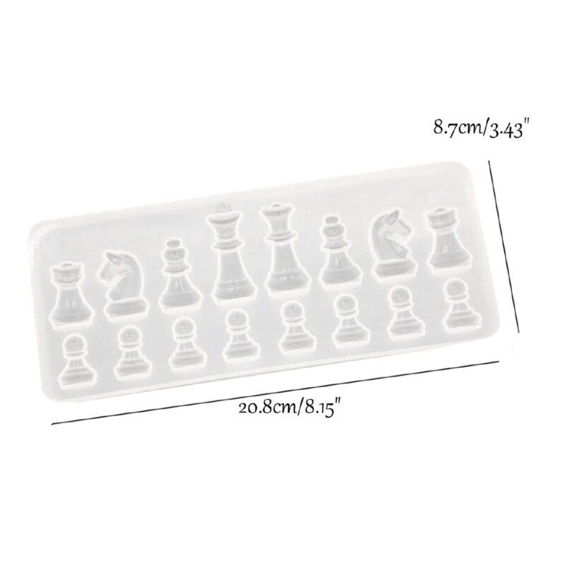 قالب سیلیکونی رزین مهره شطرنج