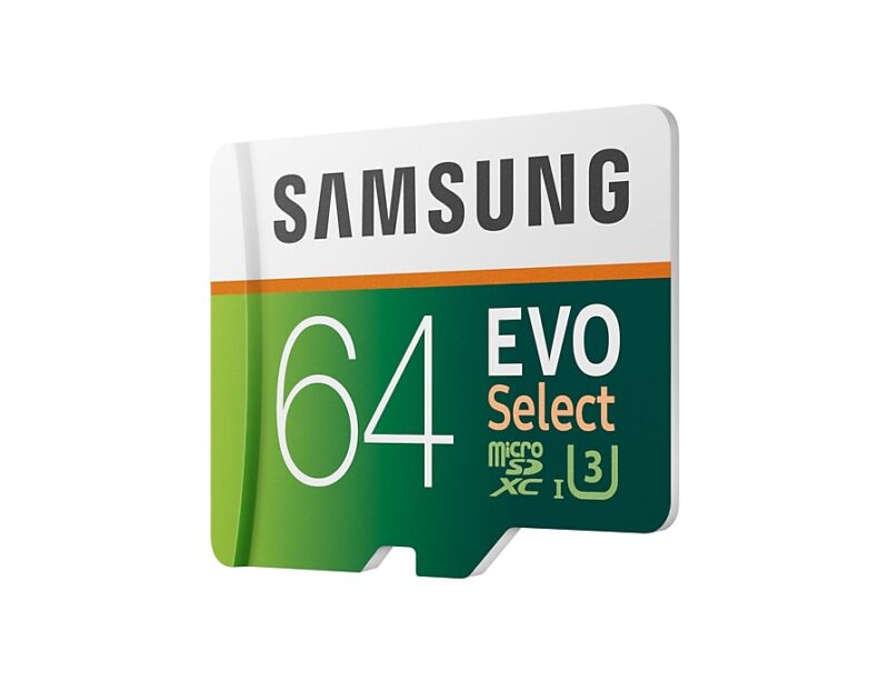 کارت حافظه microSDXC مدل Evo Select کلاس 10 استاندارد UHS-I U3 سرعت 100MBps ظرفیت 64 گیگابایت به همراه آداپتور SD