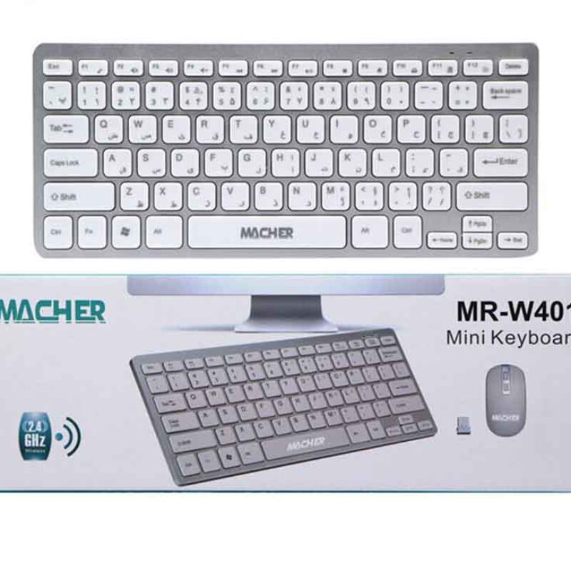 کیبورد وموس بی سیم مچر MR-W401