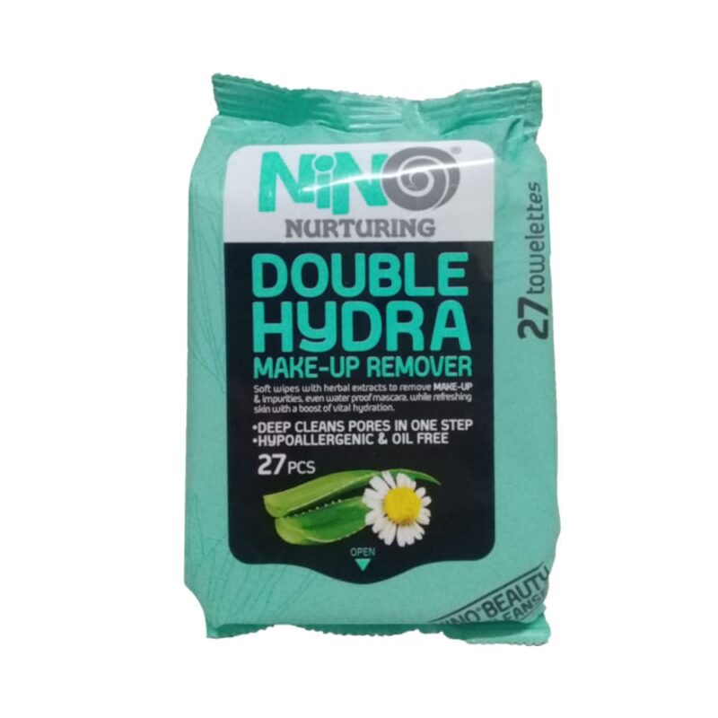 دستمال مرطوب نینو مدل Double Hydra بسته ۲۷ عددی