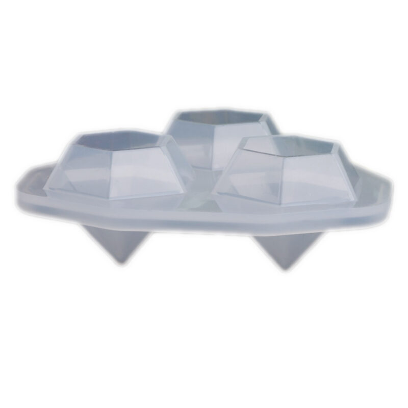 قالب سیلیکونی الماس سه تایی کوچک مخصوص رزین اپوکسی