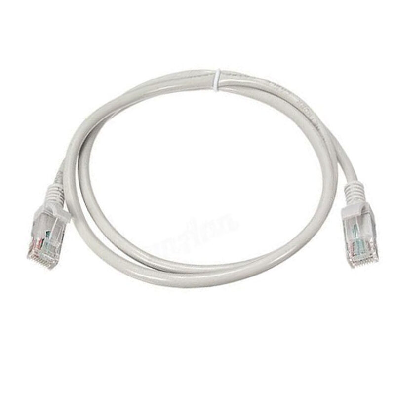 کابل شبکه ۱ متری VERITY مدل CAT6 خاکستری