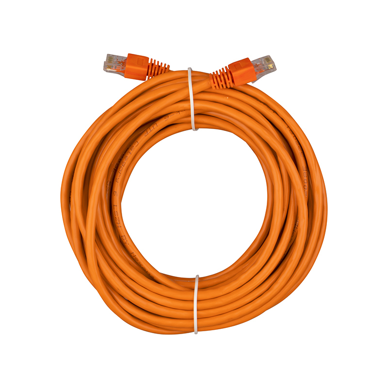 کابل شبکه ۱۰ متری VERITY مدل CAT6 نارنجی