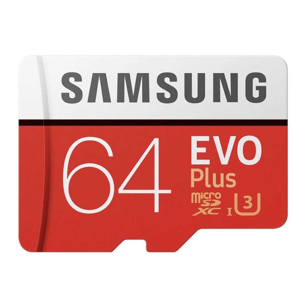 کارت حافظه microSDXC سامسونگ مدل EVO Plus ظرفیت 64 9 کارت حافظه microSDXC مدل Evo Plus کلاس 10 استاندارد UHS-I U3 سرعت 100MBps ظرفیت 64 گیگابایت به همراه آداپتور S2